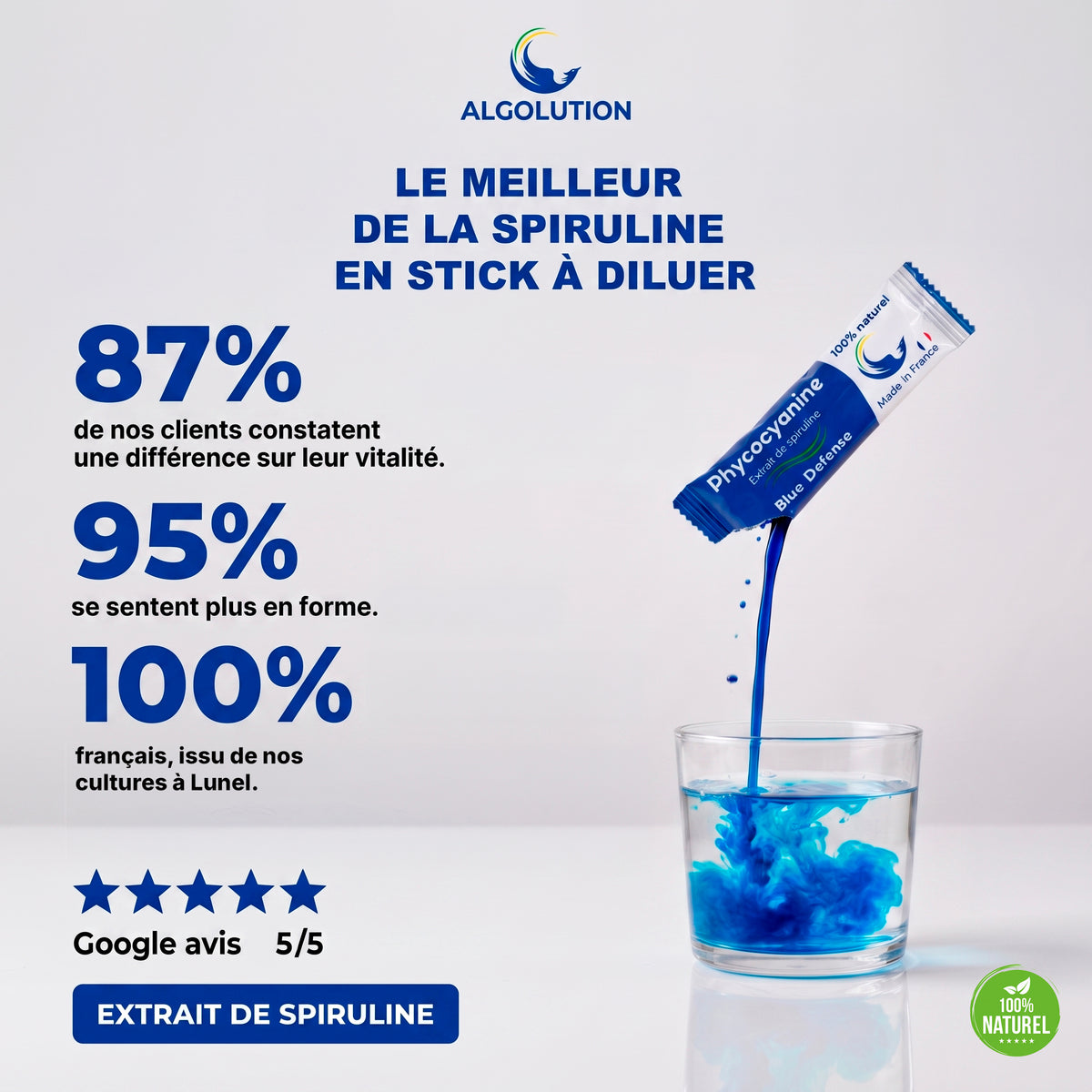 Blue Defense — Phycocyanine 20mg